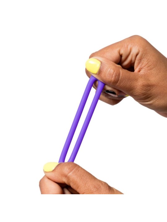 ROMP REMIX TRIO SET DE 3 ANILLOS PARA PENE SILICONA MORADO
