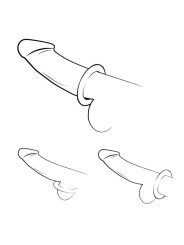 ROMP REMIX TRIO SET DE 3 ANILLOS PARA PENE SILICONA MORADO