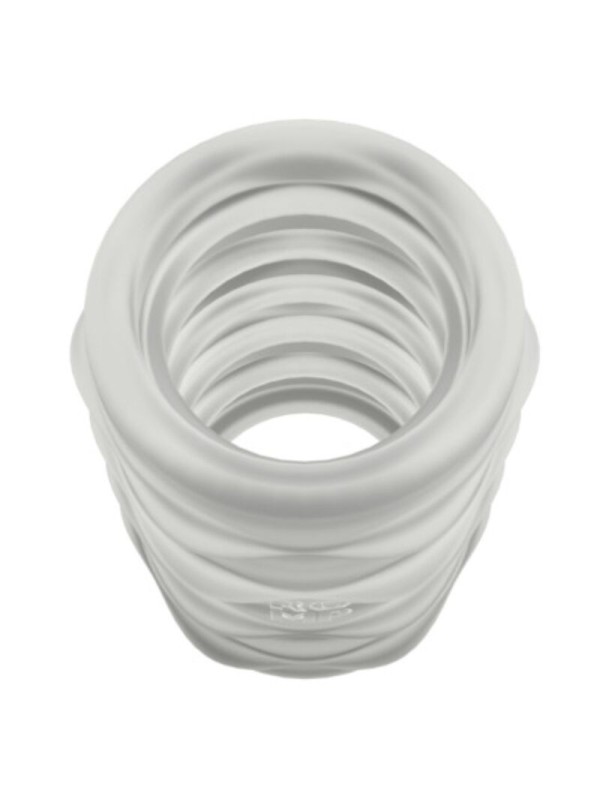 ROMP MOSH MASTURBADOR MASCULINO TRANSPARENTE CON FUNDA REVERSBLE DE 6 CM