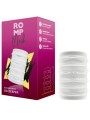 ROMP MOSH MASTURBADOR MASCULINO TRANSPARENTE CON FUNDA REVERSBLE DE 6 CM