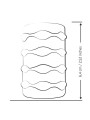 ROMP MOSH MASTURBADOR MASCULINO TRANSPARENTE CON FUNDA REVERSBLE DE 6 CM