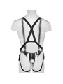 KING COCK STRAP ON CON DILDO HUECO 255 CM Y TIRANTES COLOR CARNE