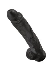 KING COCK PENE REALISTICO CON TESTICULOS 305 CM NEGRO