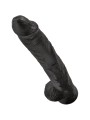 KING COCK PENE REALISTICO CON TESTICULOS 305 CM NEGRO