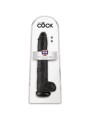 KING COCK PENE REALISTICO CON TESTICULOS 305 CM NEGRO