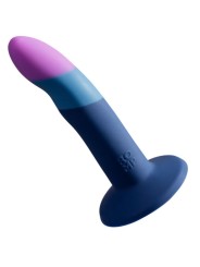 ROMP PICCOLO ARNES DILDO SILICONA CON VENTOSA TRICOLOR 14 CM