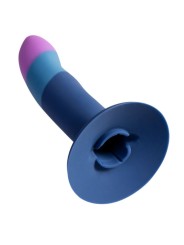 ROMP PICCOLO ARNES DILDO SILICONA CON VENTOSA TRICOLOR 14 CM