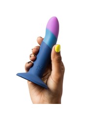 ROMP PICCOLO ARNES DILDO SILICONA CON VENTOSA TRICOLOR 14 CM