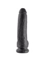 KING COCK 9 PENE REALISTICO NEGRO 229 CM