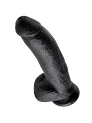 KING COCK 9 PENE REALISTICO NEGRO 229 CM