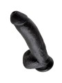 KING COCK 9 PENE REALISTICO NEGRO 229 CM