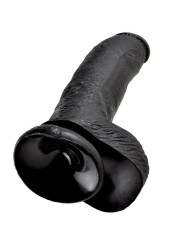 KING COCK 9 PENE REALISTICO NEGRO 229 CM