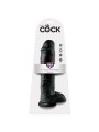 KING COCK 11 PENE REALISTICO NEGRO 28 CM