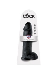 KING COCK 12 PENE REALISTICO NEGRO 3048 CM