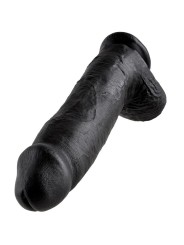 KING COCK 12 PENE REALISTICO NEGRO 3048 CM