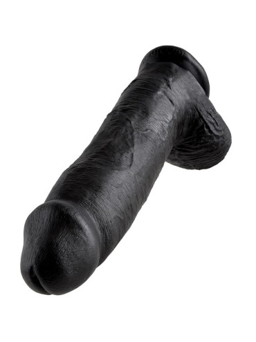 KING COCK 12 PENE REALISTICO NEGRO 3048 CM