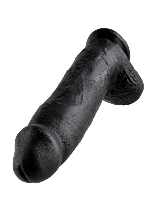 KING COCK 12 PENE REALISTICO NEGRO 3048 CM