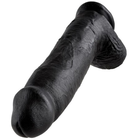 KING COCK 12 PENE REALISTICO NEGRO 3048 CM