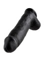 KING COCK 12 PENE REALISTICO NEGRO 3048 CM
