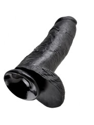 KING COCK 12 PENE REALISTICO NEGRO 3048 CM