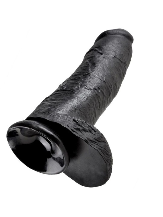 KING COCK 12 PENE REALISTICO NEGRO 3048 CM