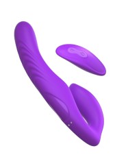 FANTASY FOR HER VIBRADOR DOBLE PENETRACION CONTROL REMOTO 9 NIVELES VIOLETA