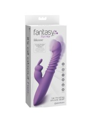FANTASY FOR HER ESTIMULADOR CLITORIS RABBIT CON FUNCION CALOR OSCILACION Y VIBRACION VIOLETA