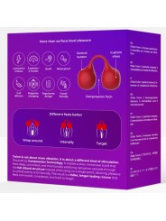 SNAIL VIBE TWINN VIBRADOR DE DEDO CEREZA