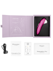 WOMANIZER PRO VIBRANT ESTIMULADOR DE CLITORIS ROSA