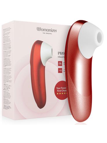 WOMANIZER PRO VIBRANT ESTIMULADOR DE CLITORIS BURDEOS