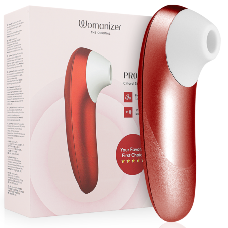 WOMANIZER PRO VIBRANT ESTIMULADOR DE CLITORIS BURDEOS