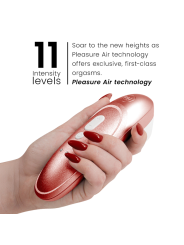 WOMANIZER PRO VIBRANT ESTIMULADOR DE CLITORIS BURDEOS