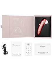 WOMANIZER PRO VIBRANT ESTIMULADOR DE CLITORIS BURDEOS