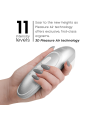 WOMANIZER PRO VIBRANT ESTIMULADOR DE CLITORIS GRIS PLATA