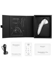 WOMANIZER PRO VIBRANT ESTIMULADOR DE CLITORIS GRIS PLATA
