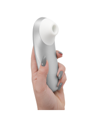 WOMANIZER PRO VIBRANT ESTIMULADOR DE CLITORIS GRIS PLATA