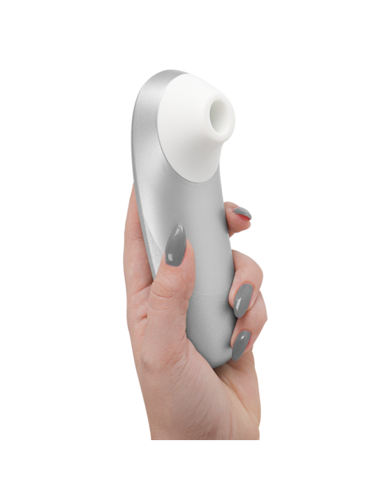 WOMANIZER PRO VIBRANT ESTIMULADOR DE CLITORIS GRIS PLATA