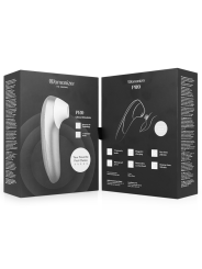 WOMANIZER PRO VIBRANT ESTIMULADOR DE CLITORIS GRIS PLATA