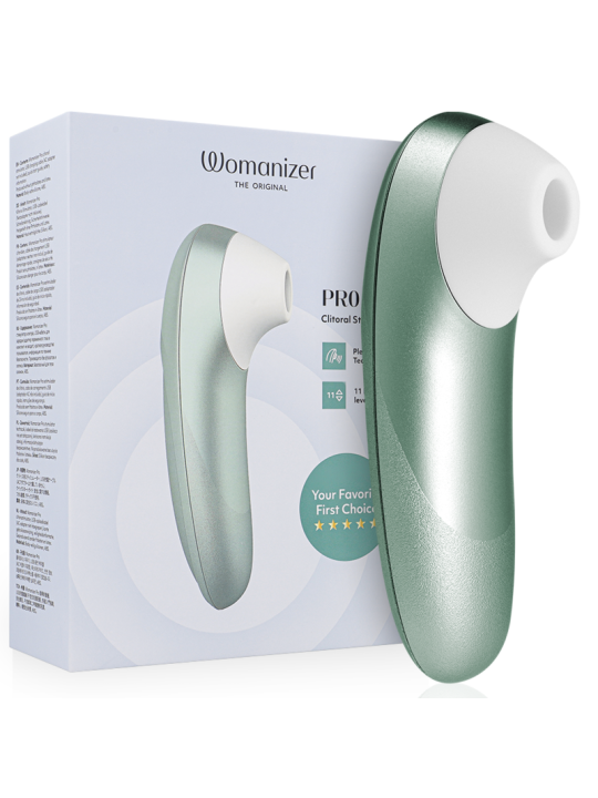 WOMANIZER PRO VIBRANT ESTIMULADOR DE CLITORIS VERDE SALVIA