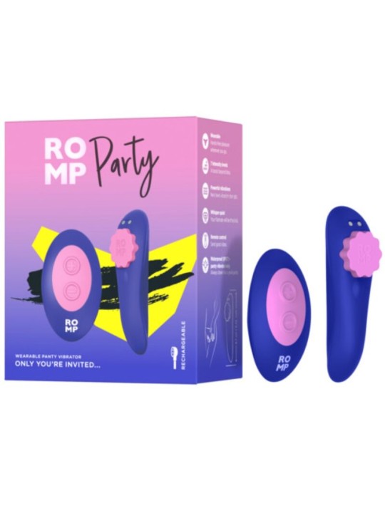 ROMP PARTY PANTIE MAGNETICO VIBRADOR SILICONA CONTROL REMOTO