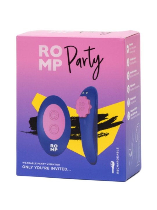 ROMP PARTY PANTIE MAGNETICO VIBRADOR SILICONA CONTROL REMOTO