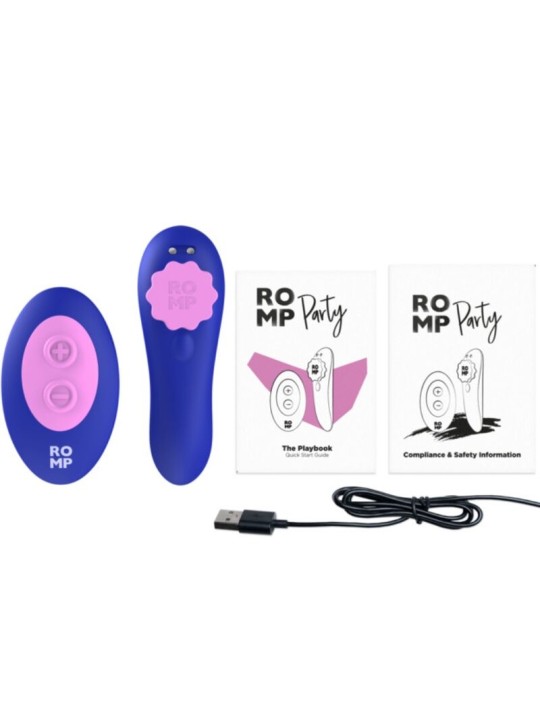 ROMP PARTY PANTIE MAGNETICO VIBRADOR SILICONA CONTROL REMOTO