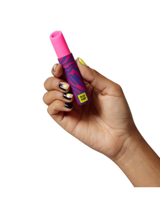 ROMP LIPSTICK ESTIMULADOR DE CLITORIS PINTALABIOS 7 NIVELES
