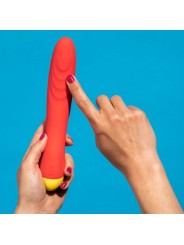 ROMP HYPE VIBRADOR PUNTO G MULTIFUNCION ROJO