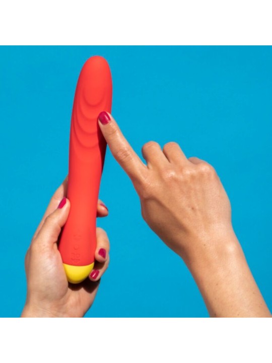 ROMP HYPE VIBRADOR PUNTO G MULTIFUNCION ROJO