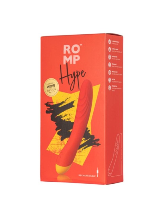 ROMP HYPE VIBRADOR PUNTO G MULTIFUNCION ROJO