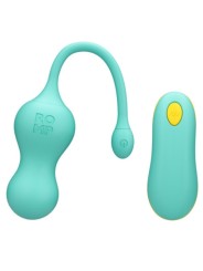 ROMP CELLO HUEVO VIBRADOR MULTIFUNCION TURQUESA CONTROL REMOTO