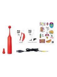 ROMP POP ESTIMULADOR DE CLITORIS ALTA FRECUENCIA ROJO