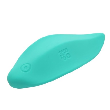 ROMP WAVE VIBRADOR ESTIMULADOR DE CLITORIS FORMA ERGONOMICA VERDE AGUA