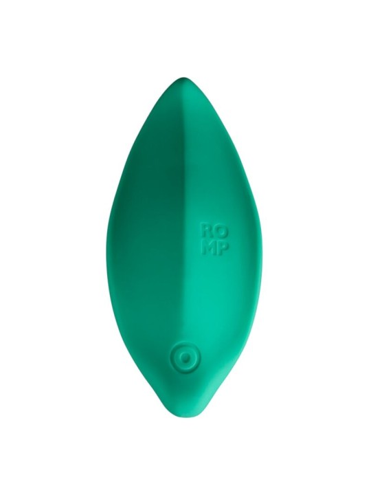 ROMP WAVE VIBRADOR ESTIMULADOR DE CLITORIS FORMA ERGONOMICA VERDE AGUA